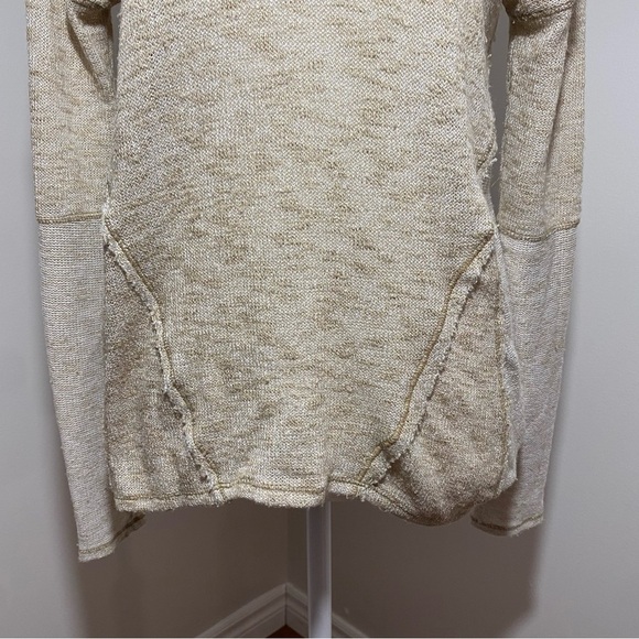 We The Free Tan Cowl Neck Sweater xsmall - Picture 5 of 12